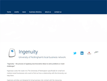 Tablet Screenshot of ingenuitygateway.com